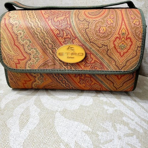 ETRO VINTAGE COSMETIC CARRIER AUTHENTIC RARE ECU